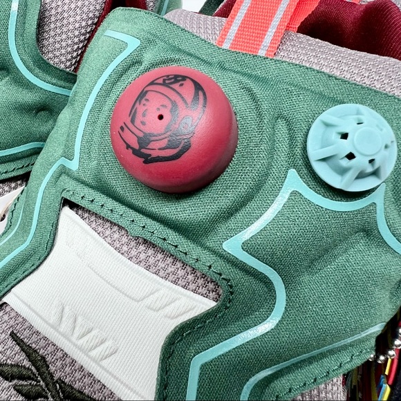 Reebok x adidas x BBC INSTAPUMP FURY BOOST GREEN Low Top Athletic Sneakers - Picture 9 of 15